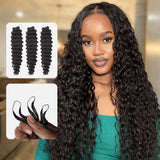 Deep Wave - Feather Crochet Braid Human Hair Extension